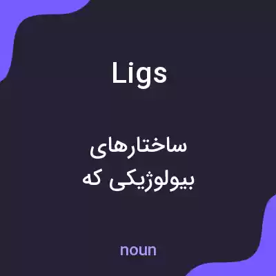 معنی ligs به فارسی معنی ligs به فارسی