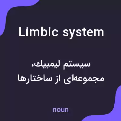 معنی limbic system به فارسی معنی limbic system به فارسی