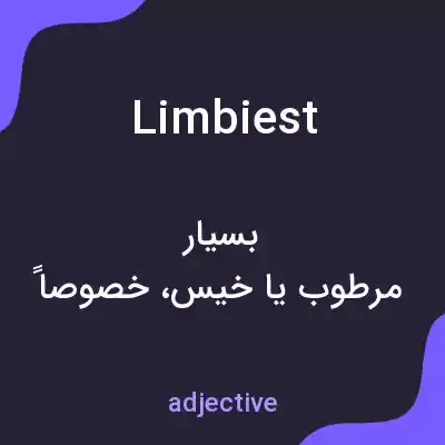 معنی limbiest به فارسی معنی limbiest به فارسی