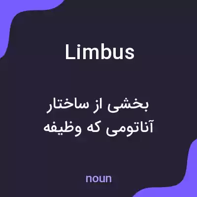 معنی limbus به فارسی معنی limbus به فارسی