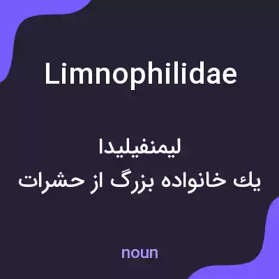 معنی limnophilidae به فارسی معنی limnophilidae به فارسی