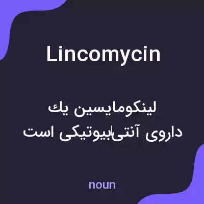 معنی lincomycin به فارسی معنی lincomycin به فارسی