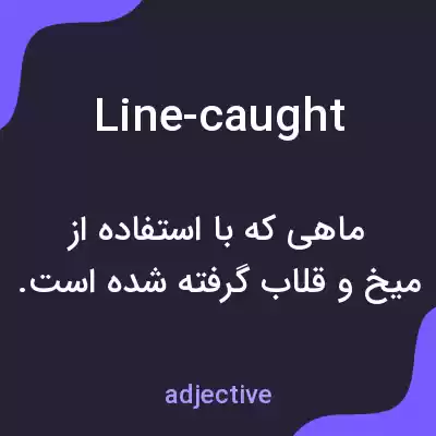 معنی line-caught به فارسی معنی line-caught به فارسی