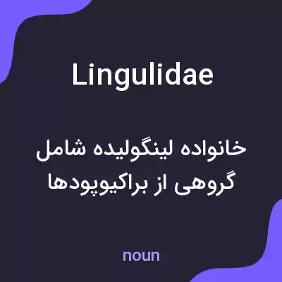 معنی lingulidae به فارسی معنی lingulidae به فارسی
