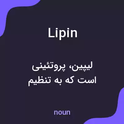 معنی lipin به فارسی معنی lipin به فارسی