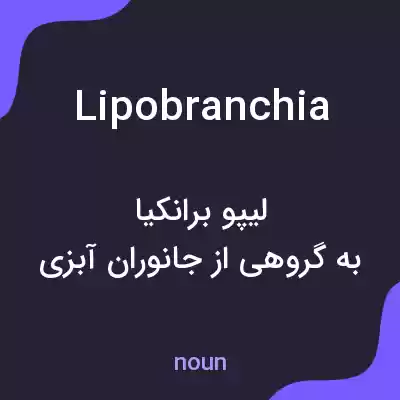 معنی lipobranchia به فارسی معنی lipobranchia به فارسی