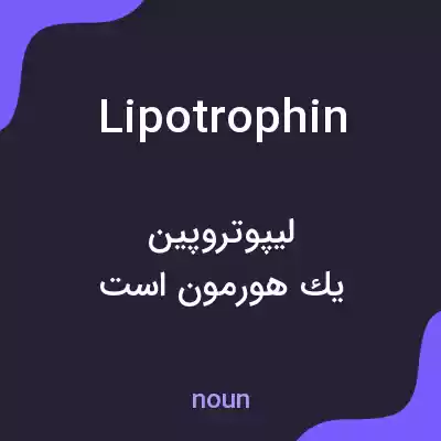 معنی lipotrophin به فارسی معنی lipotrophin به فارسی