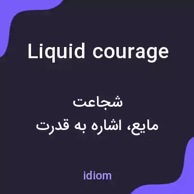 معنی liquid courage به فارسی معنی liquid courage به فارسی