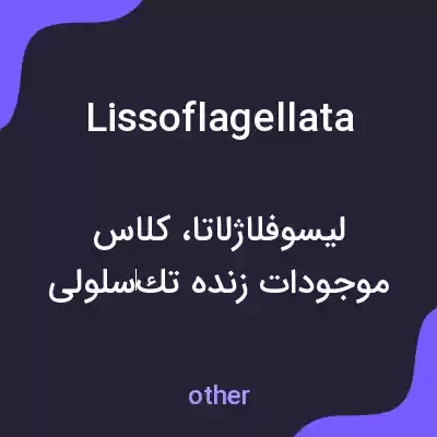 معنی lissoflagellata به فارسی معنی lissoflagellata به فارسی