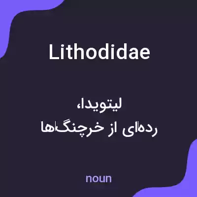 معنی lithodidae به فارسی معنی lithodidae به فارسی