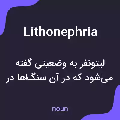 معنی lithonephria به فارسی معنی lithonephria به فارسی