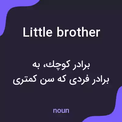 معنی little brother به فارسی معنی little brother به فارسی
