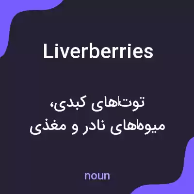 معنی liverberries به فارسی معنی liverberries به فارسی