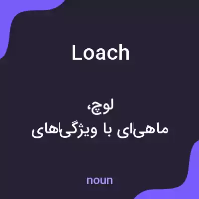 معنی loach به فارسی معنی loach به فارسی