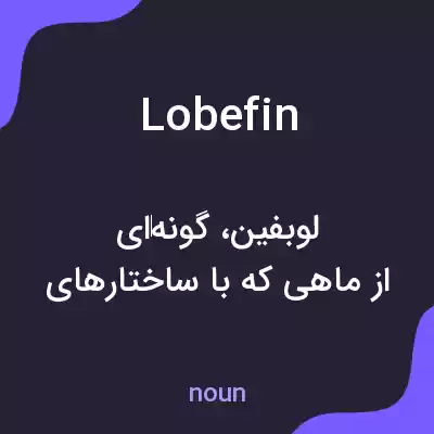 معنی lobefin به فارسی معنی lobefin به فارسی