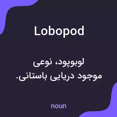 معنی lobopod به فارسی معنی lobopod به فارسی