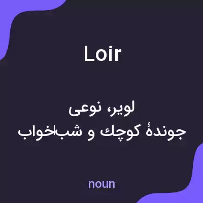 معنی loir به فارسی معنی loir به فارسی