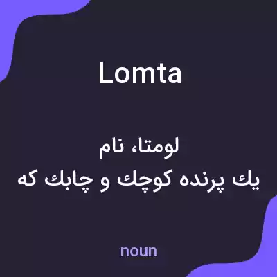 معنی lomta به فارسی معنی lomta به فارسی