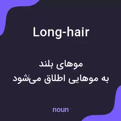 معنی long-hair به فارسی معنی long-hair به فارسی