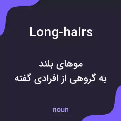 معنی long-hairs به فارسی معنی long-hairs به فارسی