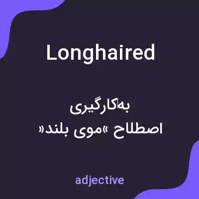 معنی longhaired به فارسی معنی longhaired به فارسی