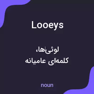 معنی looeys به فارسی معنی looeys به فارسی