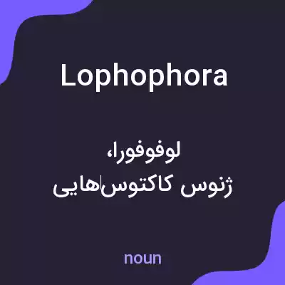 معنی lophophora به فارسی معنی lophophora به فارسی