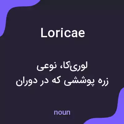 معنی loricae به فارسی معنی loricae به فارسی