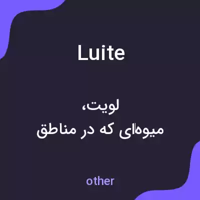 معنی luite به فارسی معنی luite به فارسی