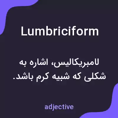 معنی lumbriciform به فارسی معنی lumbriciform به فارسی