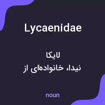 معنی lycaenidae به فارسی معنی lycaenidae به فارسی