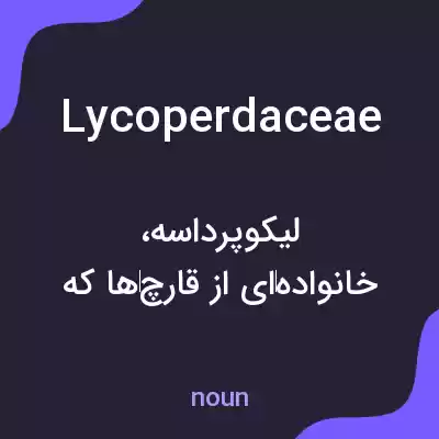 معنی lycoperdaceae به فارسی معنی lycoperdaceae به فارسی