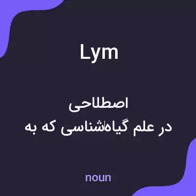 معنی lym به فارسی معنی lym به فارسی