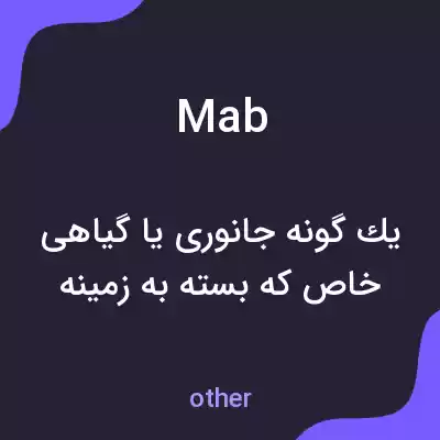 معنی mab به فارسی معنی mab به فارسی