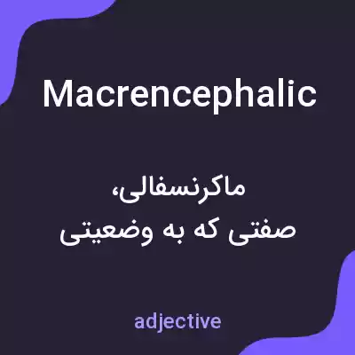معنی macrencephalic به فارسی معنی macrencephalic به فارسی