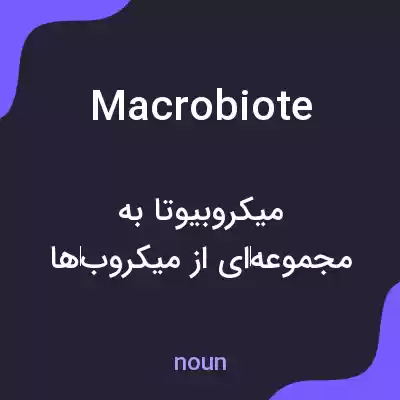 معنی macrobiote به فارسی معنی macrobiote به فارسی