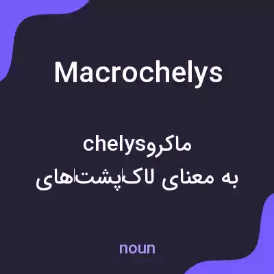 معنی macrochelys به فارسی معنی macrochelys به فارسی