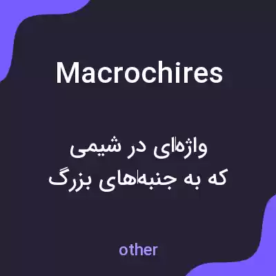 معنی macrochires به فارسی معنی macrochires به فارسی