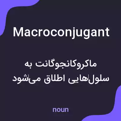 معنی macroconjugant به فارسی معنی macroconjugant به فارسی