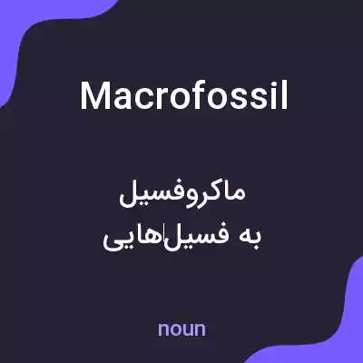 معنی macrofossil به فارسی معنی macrofossil به فارسی
