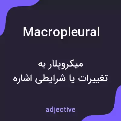 معنی macropleural به فارسی معنی macropleural به فارسی