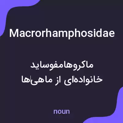 معنی macrorhamphosidae به فارسی معنی macrorhamphosidae به فارسی