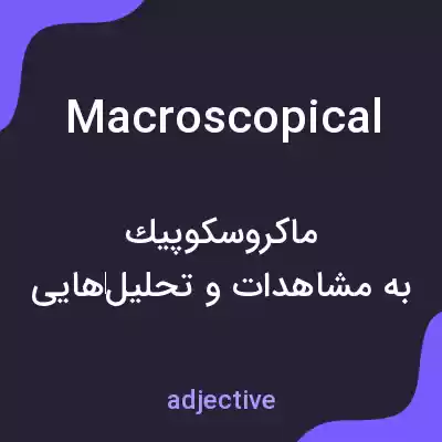 معنی macroscopical به فارسی معنی macroscopical به فارسی