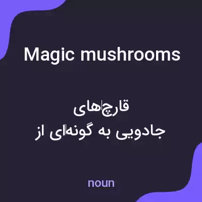 معنی magic mushrooms به فارسی معنی magic mushrooms به فارسی