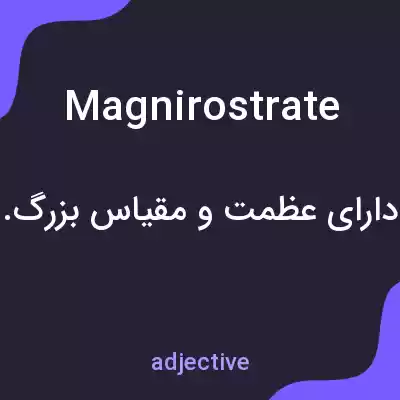 معنی magnirostrate به فارسی معنی magnirostrate به فارسی
