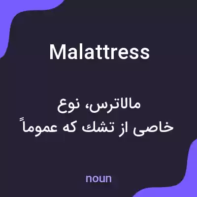 معنی malattress به فارسی معنی malattress به فارسی