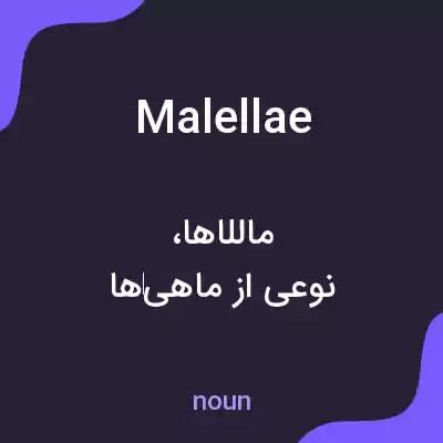 معنی malellae به فارسی معنی malellae به فارسی