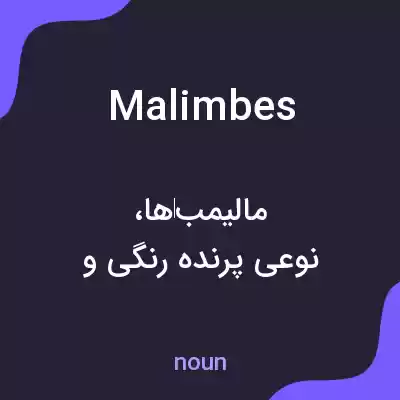 معنی malimbes به فارسی معنی malimbes به فارسی