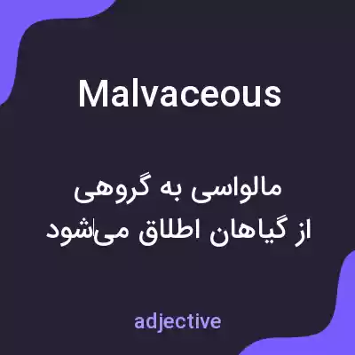 معنی malvaceous به فارسی معنی malvaceous به فارسی