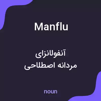 معنی man flu به فارسی معنی man flu به فارسی
